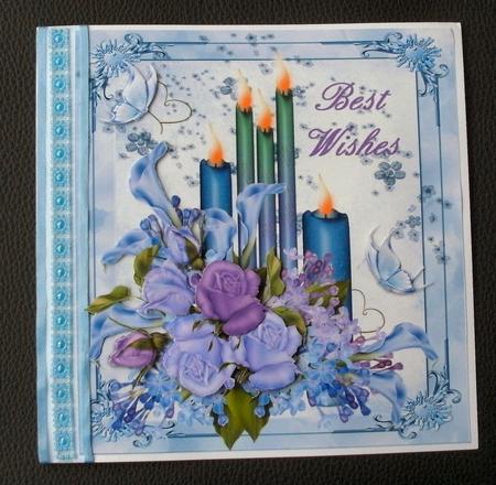 Blooms and Candles by Christine Smart