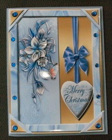 Winter Florals-merry Christmas by Christine Smart