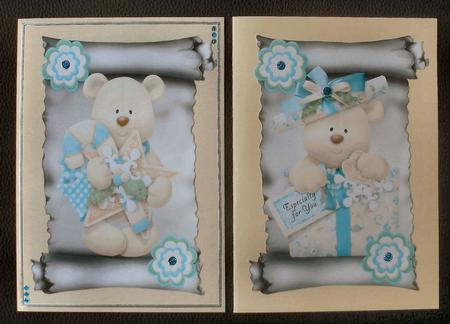 Cute Polar Bear Toppers with Presents by Christine Smart
