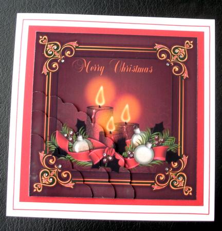 Christmas Candles by Christine Smart