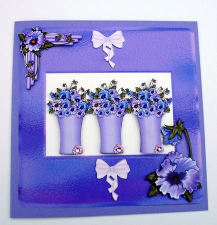 Pansy Vases by Christine Smart
