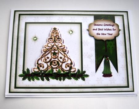 Fancy Christmas Tree in Green Qc by Christine Smart