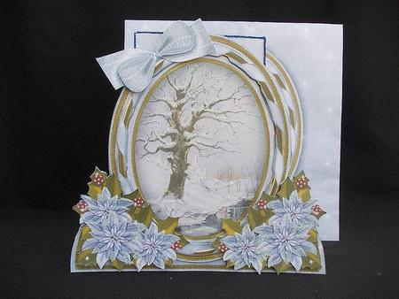 Winter Stream Special Large Oval Card Mini Kit by Chris Stow