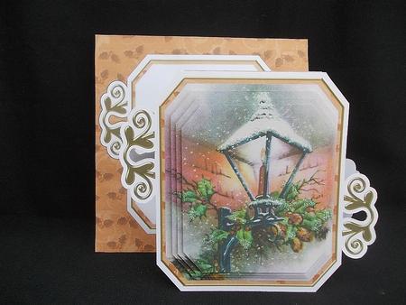 Christmas Lantern Emerald Decoupage Mini Kit by Chris Stow