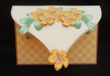 Fabulous Florals Envelope Card Front 3 by Chris Stow