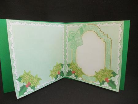 Winter Garden Joyeux Noel to Fit 6in Folded Insert by Chris Stow