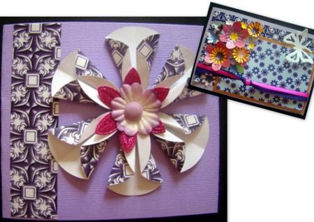 Patterned Backing Paper in Purple by Chris Williams
