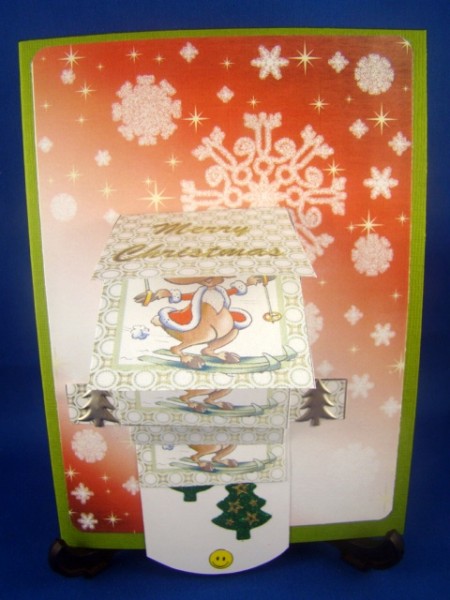 Fluffy Snowflakes & Stars Background 10 by Chris Williams