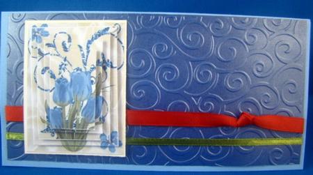 Blue Tulips,pyramids by Chris Williams