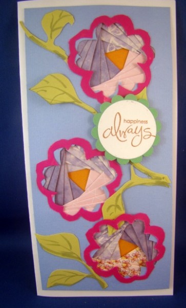 Eglantine Iris Folding Card by Chris Williams