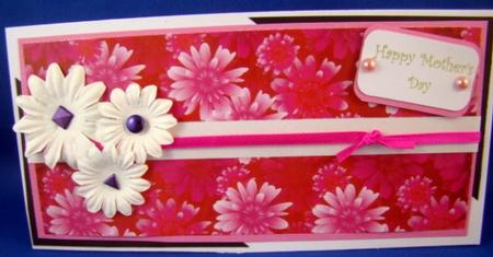Pink Blooms Backing Paper by Chris Williams