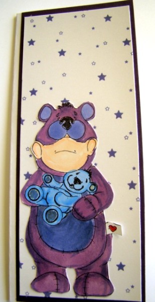 Teddy Love Doodles Digital Stamp by Chris Williams