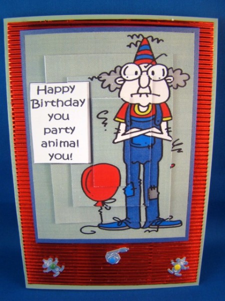 Gus is a Party Animal Pyramid by Chris Williams