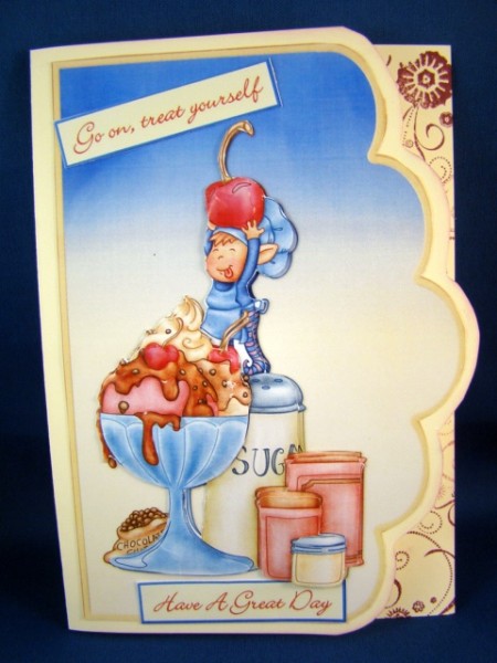 Treat Yourself Card Front by Chris Williams