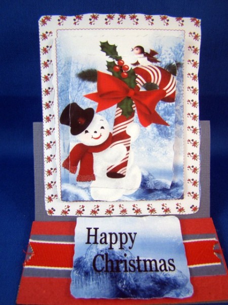 Snowman Easel Card by Chris Williams