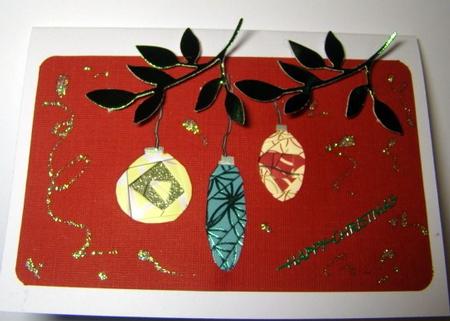 Hanging Ornaments on a Twig by Chris Williams