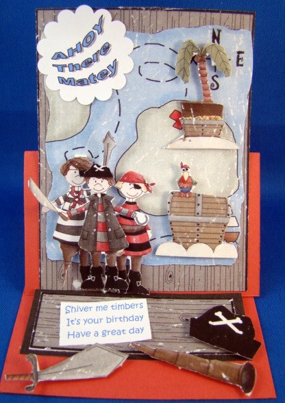 Build Your Own Pirate Easel Card 1 by Chris Williams