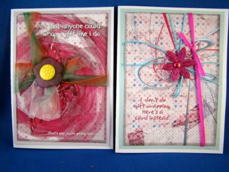 I Hate Gift Wrapping Card Fronts/toppers by Chris Williams