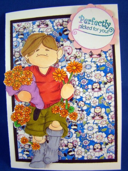 Hand Picked for You Doodles Digital Stamp by Chris Williams