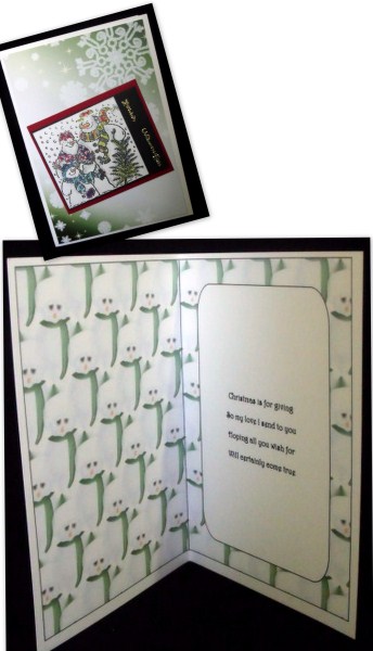 Snowman Insert & Verse by Chris Williams