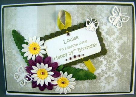 Olive Grunge Dolly Stripe Lace A4 Backing Paper by Chris Williams