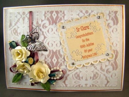 Lace Backing Paper Sheet #l18e by Chris Williams