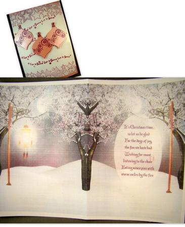 Magical Winter Trees It's Christmas Time Insert 2 by Chris Williams