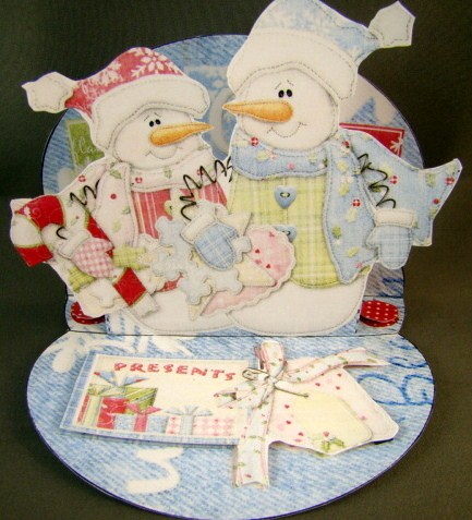 Christmas Snowmen 3D Mini Stepper by Chris Williams