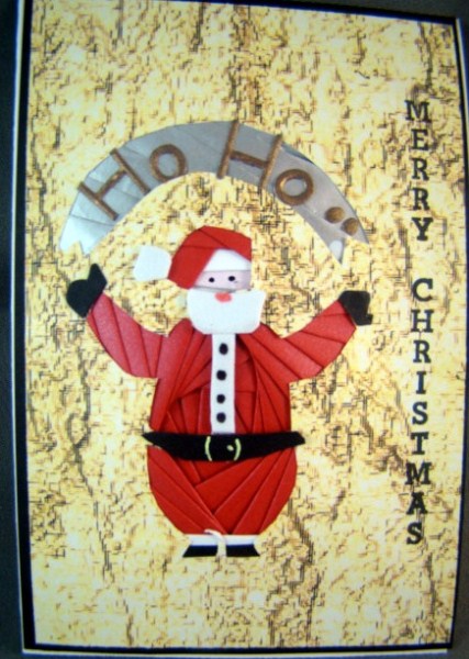 Santa Holding Banner by Chris Williams