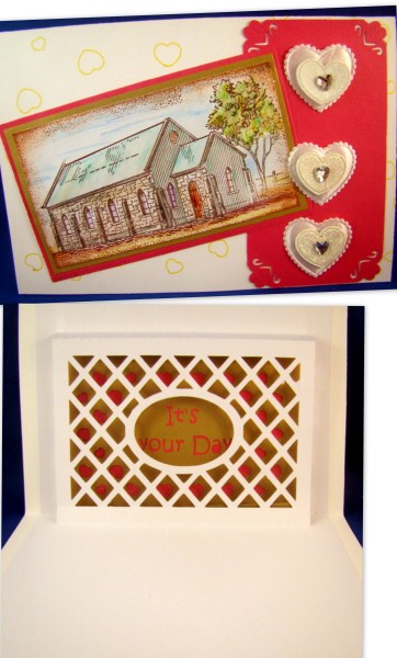 Pop Up Lattice Card 4 - Sil by Chris Williams
