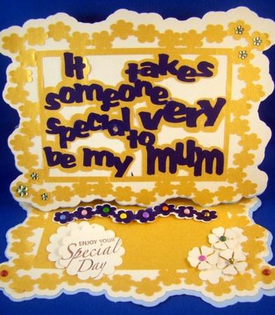 Special Mum Easel Or Tent Card / / by Chris Williams