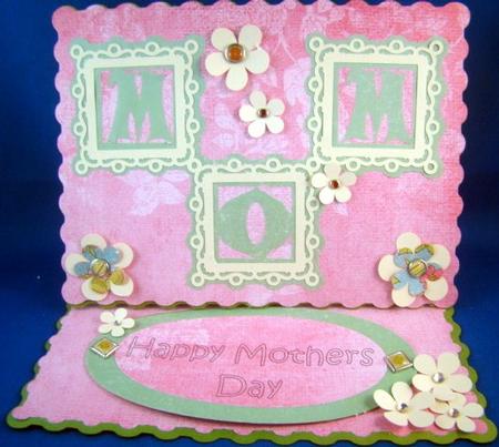 Mum Mom Mam Fancy Squares Card / / Featured Gallery Photo