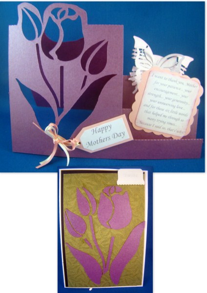 3 Stepper Card Flower Templates by Chris Williams