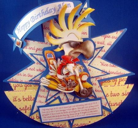 254 Star or Sun Rocker Card by Chris Williams