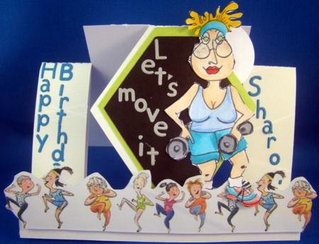 257 Diamond Shape Step Card by Chris Williams