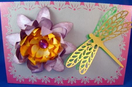 Waterlily Card  by Chris Williams