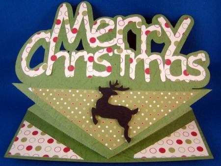 Merry Christmas Spring Up Card by Chris Williams