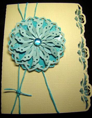 271 Damask Edge Card by Chris Williams
