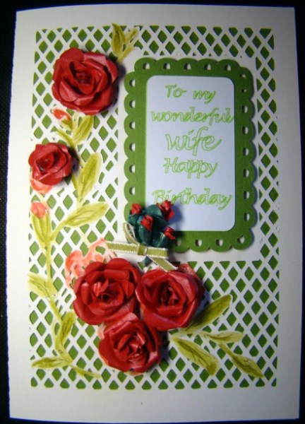 Floral Trellis Card by Chris Williams