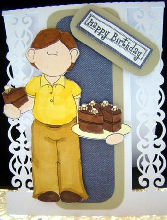 273 Fancy Edge Card by Chris Williams