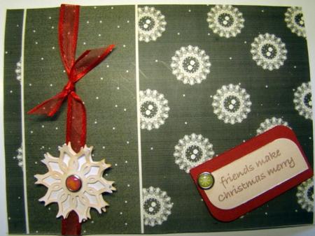 Christmas Decoration Backing Paper A4 by Chris Williams