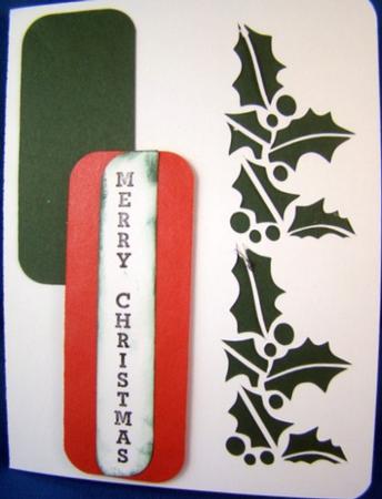 Christmas Border Card Template by Chris Williams