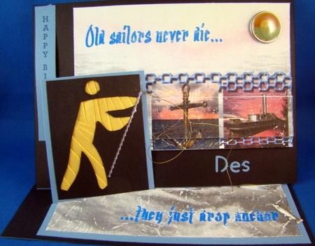 Old Sailors Never Die They Just Drop Anchor by Chris Williams