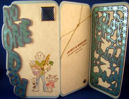 Number One Dad Card with Panel by Chris Williams