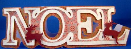 Noel Word Card by Chris Williams