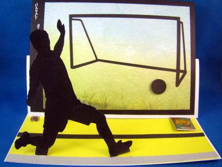 Male Footballer Die Cut Featured Gallery Photo