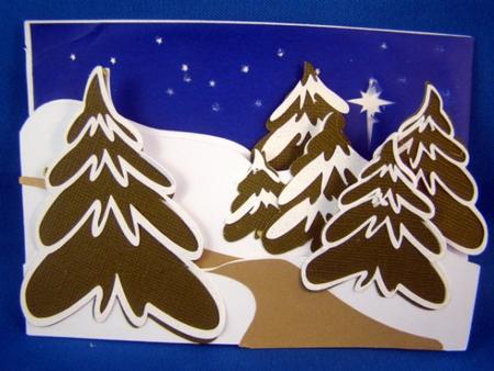 Winter Wonderland Tri Fold Card / / by Chris Williams