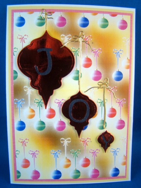 Baubles Gold Background Paper by Chris Williams