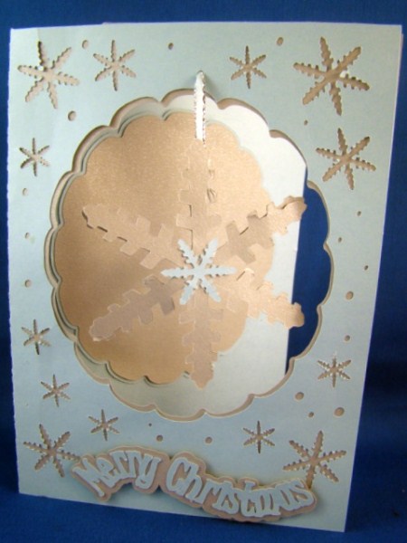 Hanging Snowflake Card by Chris Williams