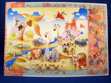 Animal Scene Cameo by Chris Williams
